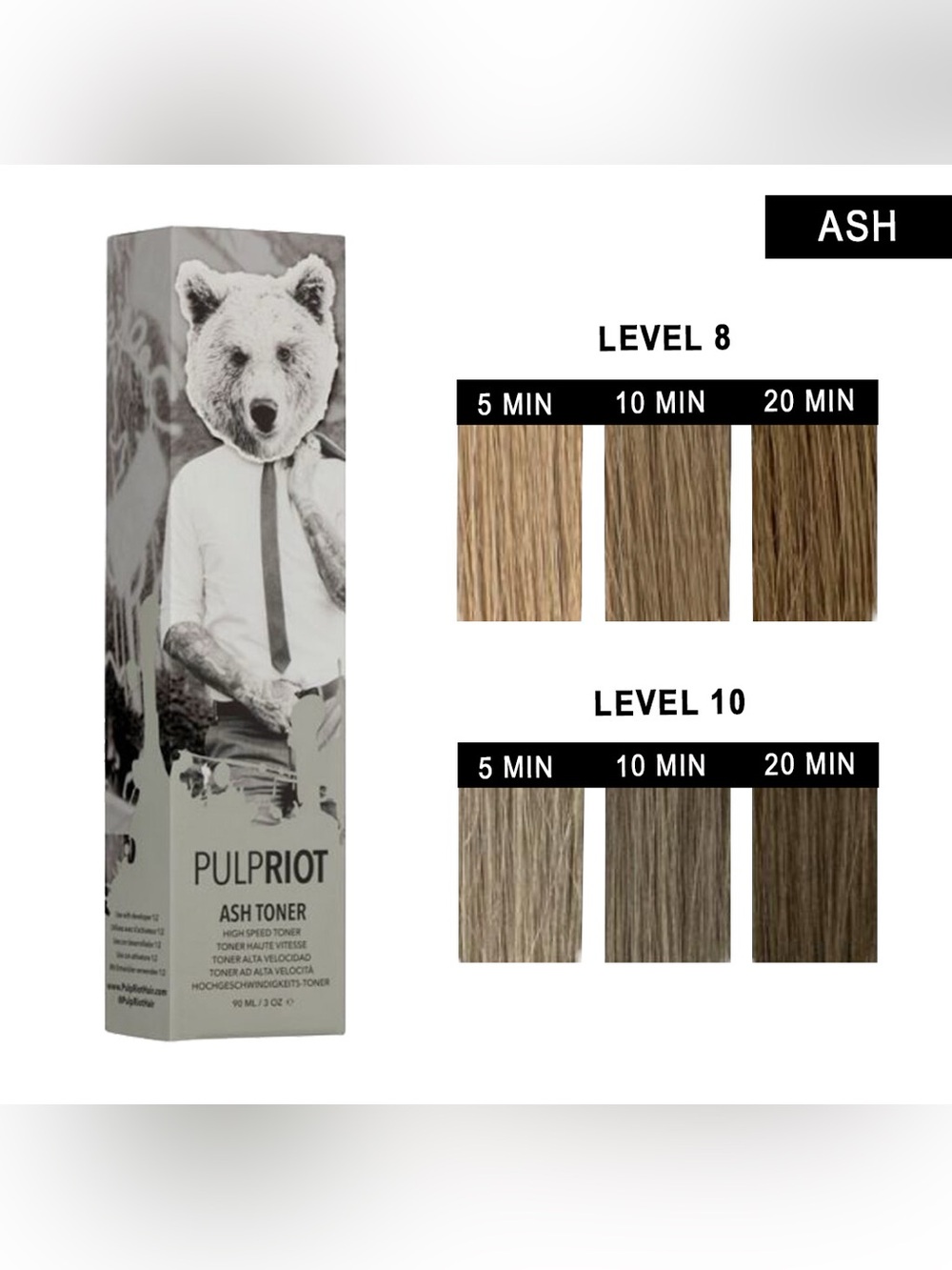 PULP RIOT, HIGH SPEED SEMI PERMANENT ASH 3 oz